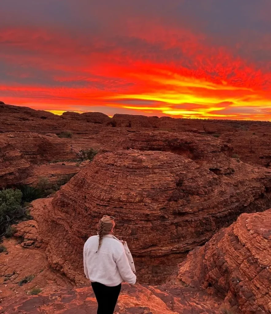 Road Trip from Alice Springs to Kings Canyon